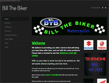 Tablet Screenshot of billthebiker.com